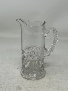 Fine American Brilliant Cut Crystal Glass Pitcher Vase Antique 6” ABP Cottage - Picture 1 of 6