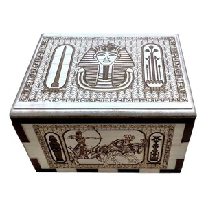 Ancient Egypt Hurricane Puzzle Box | Escape Room Requisite - Bild 1 von 4