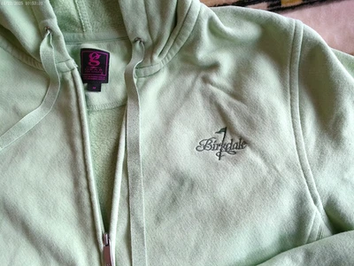 СНАРЯЖЕНИЕ ДЛЯ СПОРТА ВИНТАЖНЫЙ ТОЛСТОВКА С КАПЮШОНОМ BIRKDALE ГОЛЬФ РАЗМЕР M ЗЕЛЕНЫЙ ФЛИСОВАЯ ПОДКЛАДКА МОЛНИИ СПЕРЕДИ - Изображение 1 из 4