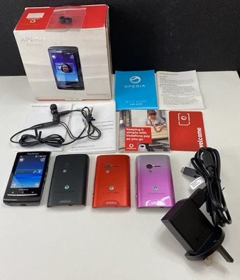 Sony Ericsson Xperia X10 Mini E10i Black Red Pink Unused Just Tested Boxed - Image 1 of 4