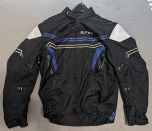 CHAQUETA MOTO ALPHA CYCLE GEAR TRANSPIRABLE PROTECCIÓN MOTOCICLISTA TALLA M - Imagen 1 de 5