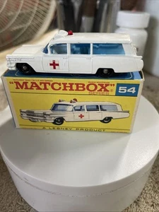Matchbox Lesney REGULAR WHEELS # 54 Cadillac Mint Condition New Old Stock - Picture 1 of 15