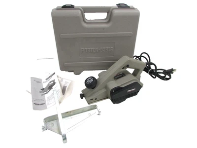 PORTER КАБЕЛЬ ИНСТРУМЕНТЫ 3-1/4 «РУЧНОЙ СТРОГАЛЬНЫЙ СТАНОК #125, 120V, 6.0A, 14000 ОБ/МИН - Изображение 1 из 4