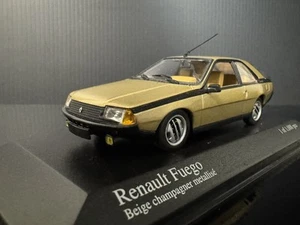 Renault Fuego GTX Bj 1983 beige champagner metallisé 1/43 Minichamps 400113521 Rarität - Bild 1 von 16