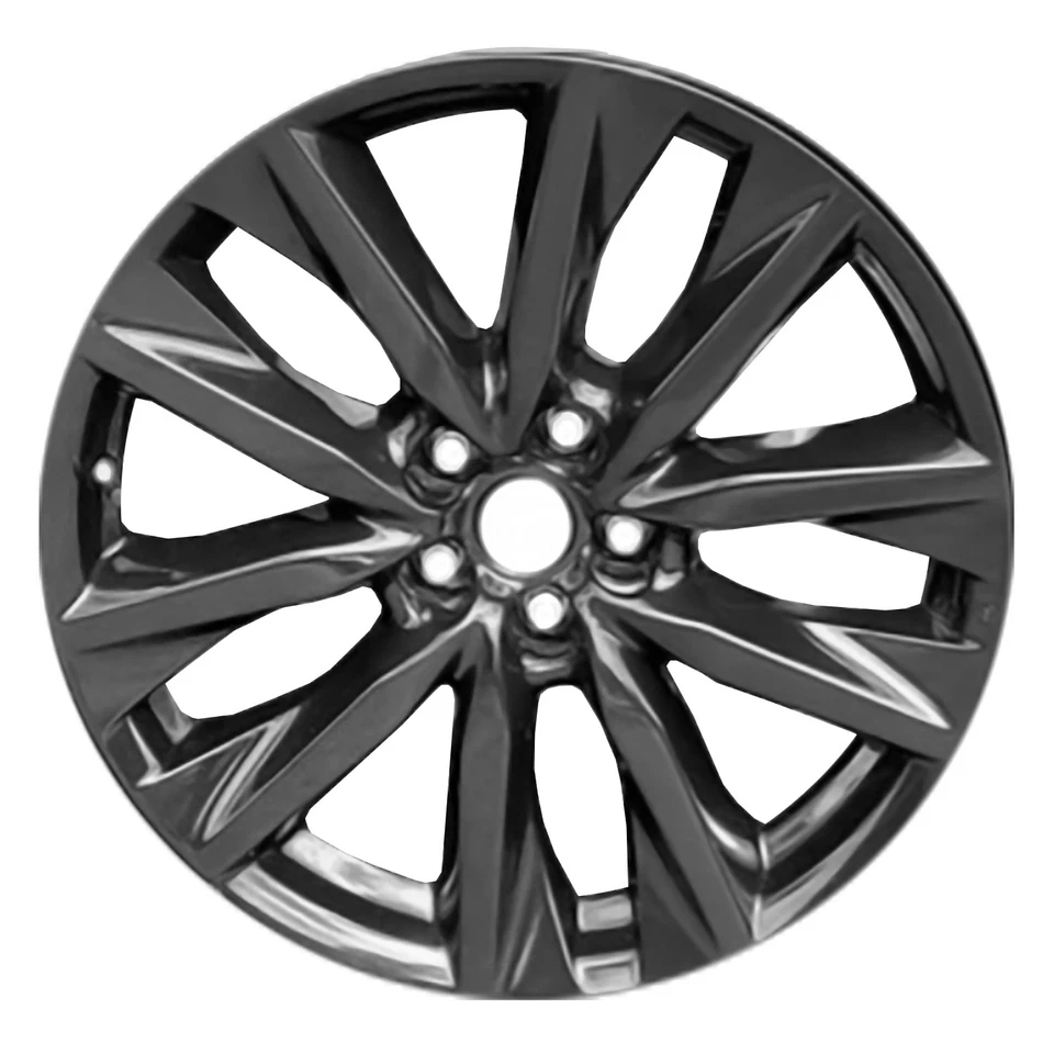 Refurbished 20x8.5 Painted Black Metallic Wheel fits 2016-2023 Mazda CX-9 - Image 1 of 1