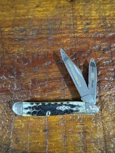 2002 Case XX Knife 6220 SS Peanut Burnt Moss Collectors Club Bone. (160) - Picture 1 of 14