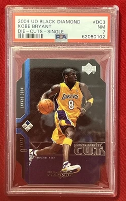 2004 UPPER DECK BLACK DIAMOND DIE-CUTS #DC3 KOBE BRYANT PSA 7 - Image 1 of 4
