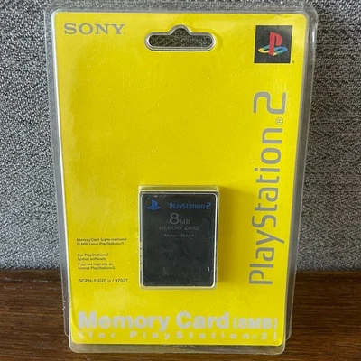 PS2 PlayStation 2 Official OEM Sony 8MB Memory Card - SEALED NIB - Image 1 of 4