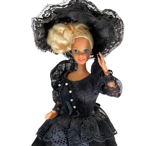 Vintage Barbie Hat Southern Bell Dress Ball Gown Holiday Model Doll Twist N Turn - Picture 1 of 12