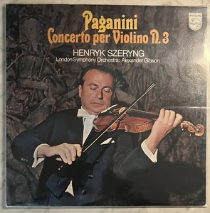Paganini Violin Concerto 3 Henryk Szeryng Philips 6880 003 Gatefold Vinyl LP NM - Picture 1 of 4
