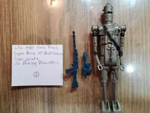 DE COLECCIÓN STAR WARS EMPIRE STRIKE BACK 1980 IG-88 LFL HONG KONG ERROR DE PINTURA RARO - Imagen 1 de 7