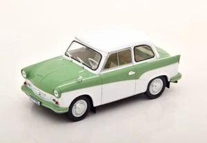 WHITEBOX 1/24 TRABANT P 50 WHITE/GREEN WB124117 - Picture 1 of 1