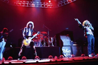 Jimmy Page - Led Zeppelin - Premium High Gloss Art Print Poster. (007P) (24”x36” - Image 1 of 4