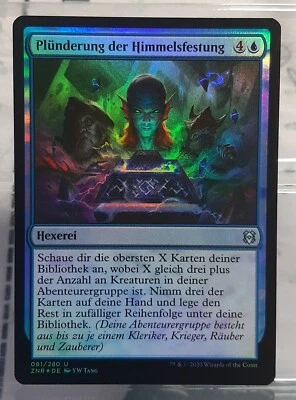 Magic - Plünderung der Himmelsfestung - Uc/Foil - Zendikars Erneuerung - EN/DE - Bild 1 von 3