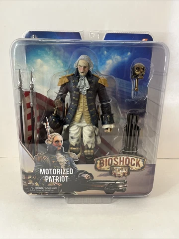 NECA Bioshock Infinite Motorized Patriot 2013 BRAND NEW! RARE! FREE SHIPPING! Cover