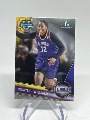 2023-24 Bowman U Chrome - Mikaylah Williams #4 1st Bowman - Image 1 of 2