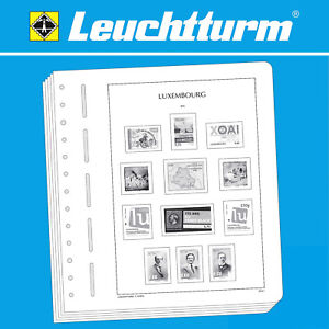 LEUCHTTURM SF-Vordruckblätter Luxemburg 1852-2022  Varianten