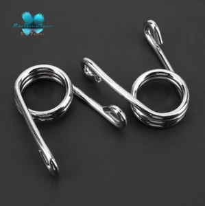 2" Chrome Scissor Torsion Solo Seat Springs for Harley Chopper/Bobber Motorcycl - Picture 1 of 5