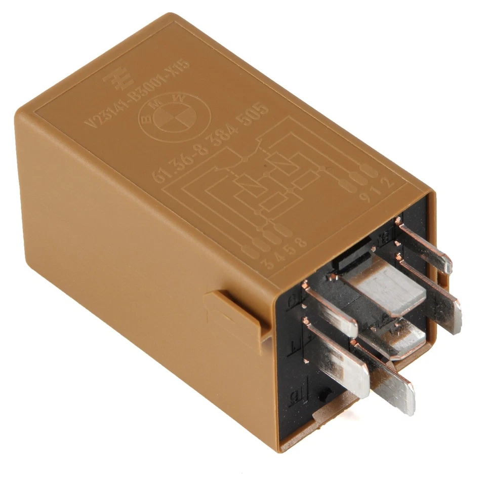 ORIGINAL BMW Relais Wischerrelais BRAUN 3er E46 5er 6er 7er X3 X5 Z8 61368384505 - Bild 1 von 1