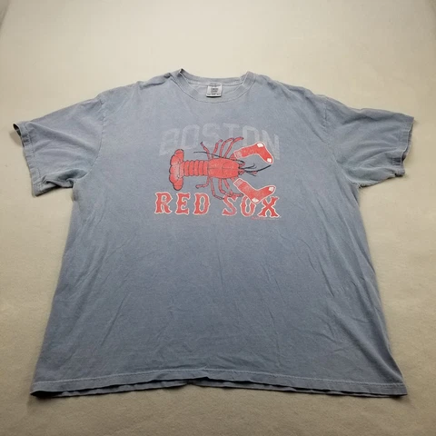 Boston Red Sox T-Shirt Mens Size 2XL XXL Blue Lobster Short Sleeve Comfort Color Cover