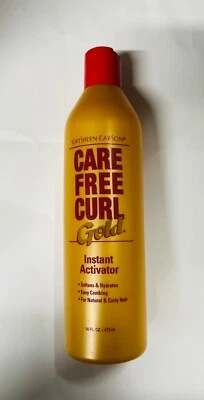 SoftSheen Carson Care Free Curl Gold attivatore istantaneo doppio condizionamento 473 ml.
