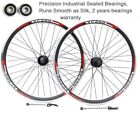 26 INCH MOUNTAIN BIKE WHEELS, DOUBLE WALL, 7/8/9/10 SPEED, FRONT, REAR, BOTH