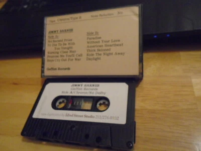 RARE PROMO Jimmy Barnes CASSETTE TAPE cold chisel KISS Fleetwood Mac Kim Carnes - Image 1 of 2