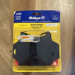 PELICAN  Smith Corona Black Correctable Film Catridge Ribbon Twin Pack Z708X - Picture 1 of 4