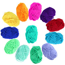  12 Pcs Knitting Wool Mini Accessories Cotton Yarn for Crochet