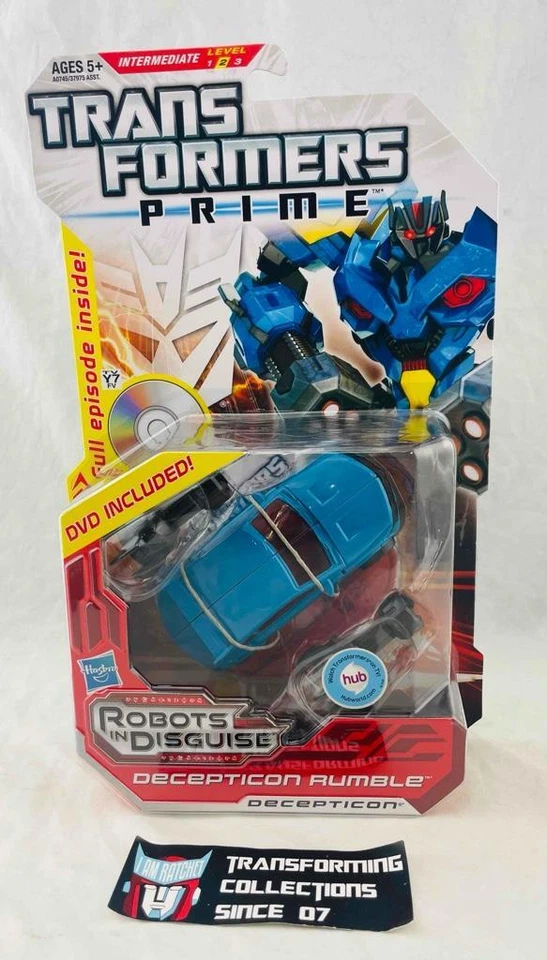 Transformers Prime Robots In Disguise RID Rumble DVD MOSC - Image 1 of 1