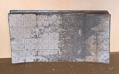 100 Sq Feet Salvaged Antique Vintage Tin Metal Ceiling Decorative Old 1885-22B • 295$