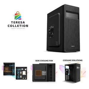 T6 ATX Mid Tower Computer PC Case, Pre-Installed 120mm Fan, 5.25 ODD, USB 3.0... - Picture 1 of 10