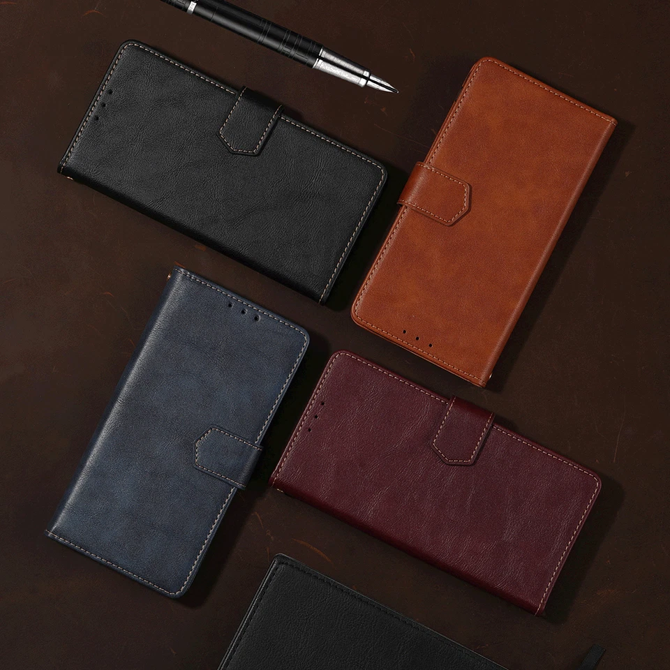 For Huawei Y5 Y6 2017 P10 Lite Honor 6a V9 8 Pro 6x Wallet Flip Case Stand Cover - Image 1 of 4