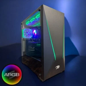 ARGB Gaming Desktop Computer i7 PC 32GB RAM 4TB SSD NVIDIA GTX 1070 Custom Build - Picture 1 of 22