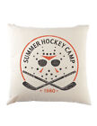 Summer Hockey Camp 1980 Cushion Pillow The 13 Friday Jason 13Th Crystal Lake Fun