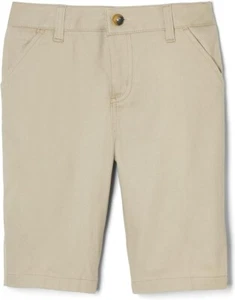French Toast Girls Bermuda Shorts Size 10 Khaki Adjustable Waist Stretch NEW - Picture 1 of 1