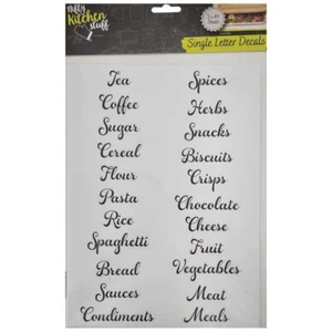 Nifty Kitchen Stuff Single Letter Decals A4 Sheets (2Pack) - Picture 1 of 1