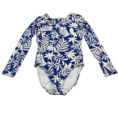 Купальник женский Kate Spade размер XL Blue Berry защита от сыпи с длинным рукавом тропический курорт - Изображение 1 из 4