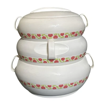 Juego de cazuela de servidor frío/calor aislada InsoCore 1 1,5 2,5 cuartos interior de acero inoxidable Foto 1 de 4