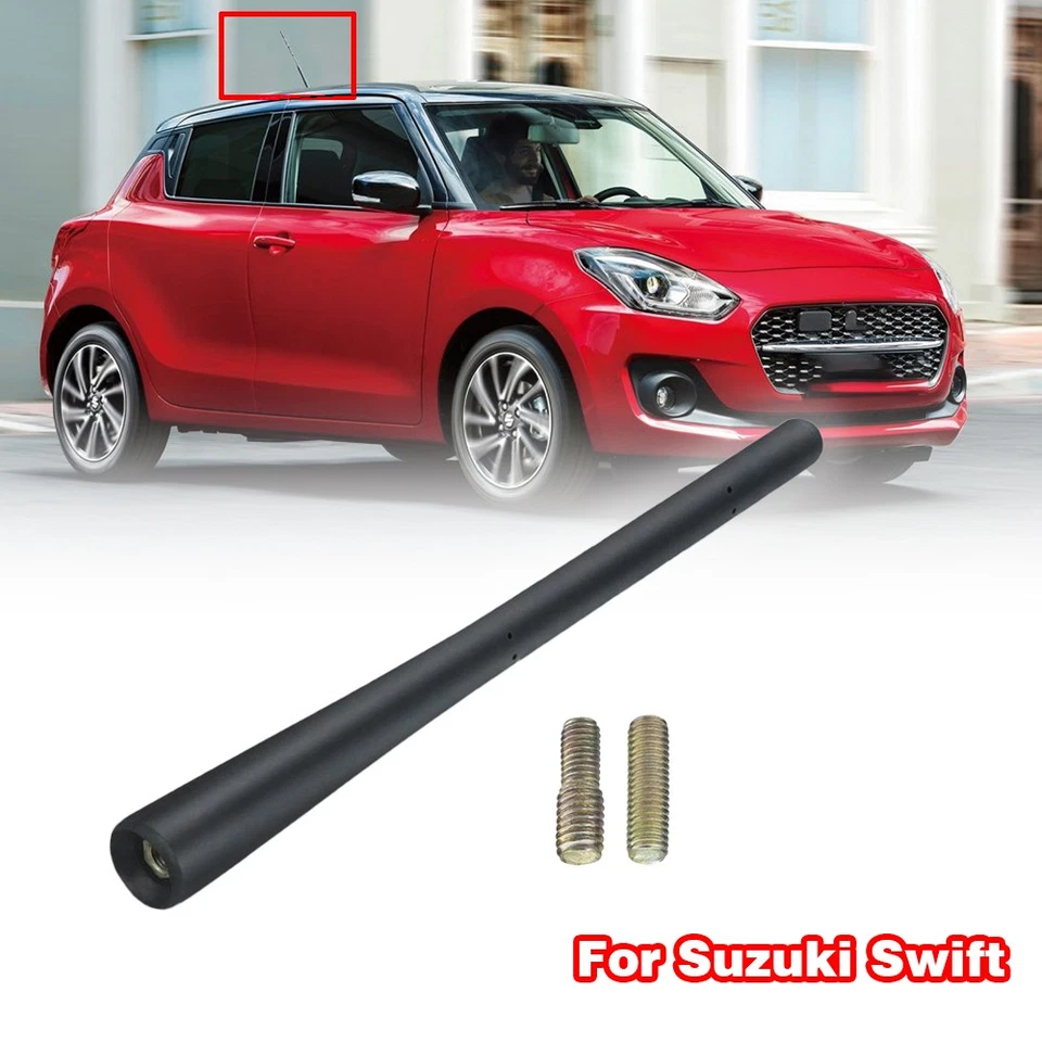 Antena de recepción de señales de radio AM/FM corta aérea de 8" para Suzuki Swift Foto 1 de 4