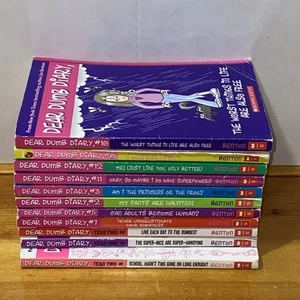 11 Dear Dumb Diary Series Books Girls Chapter Book Lot Scholastic Paperback - Picture 1 of 3