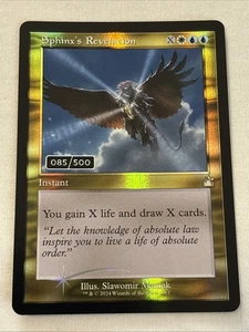 Magic The Gathering MTG Sphinxs Revelation Retro Foil Serialized 085/500 Mint - Picture 1 of 12