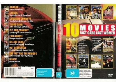 DVD: 10 Movies | Fast Cars & Fast Women - 10 Action Movies From 1950s - 1970s - Image 1 of 4