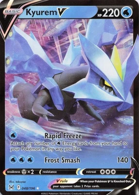 Kyurem V Ultra Rare SWSH11: Lost Origin 048/196 NM - Image 1 of 2