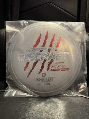 Discraft Титановый Гробовщик Первый Пробег Пол Макбет 4X Коготь - 164-166 г Редкий Новый - Изображение 1 из 3