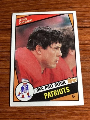 1984 Topps Football John Hannah Patriots #137 - Image 1 of 2