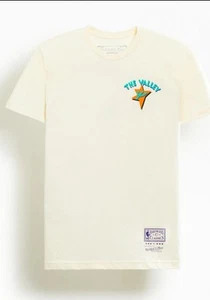 NEW Mitchell & Ness NBA All Star Weekend 1995 The Valley T-Shirt Cream Large - Picture 1 of 4