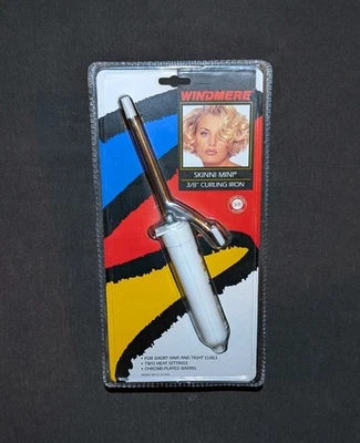 *NEW* WINDMERE Skinny Mini 3/8" Curling Iron Tight Curls Short Hair Hot Heated - Image 1 of 4