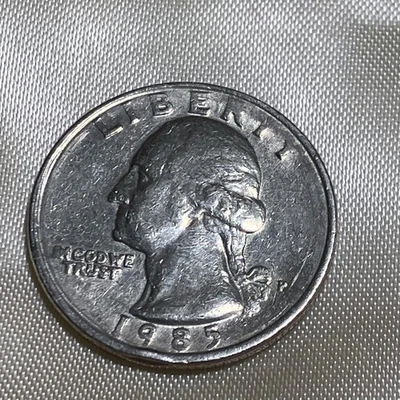 1985 P WASHINGTON QUARTER DDO IGWT BACK - Image 1 of 4