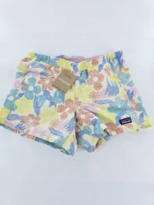 Patagonia Kids' Baggies 4" Inseam Unlined Shorts XL Channeling Spring New - Picture 1 of 5